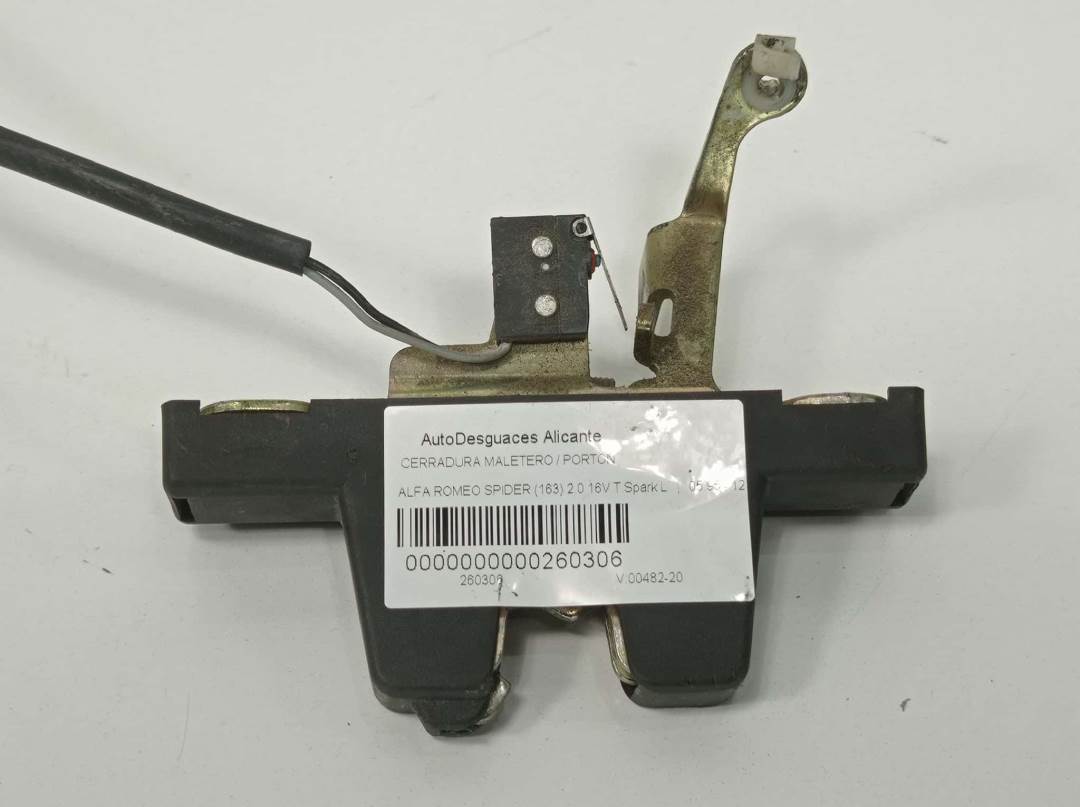 #260306 CERRADURA MALETERO / PORTON