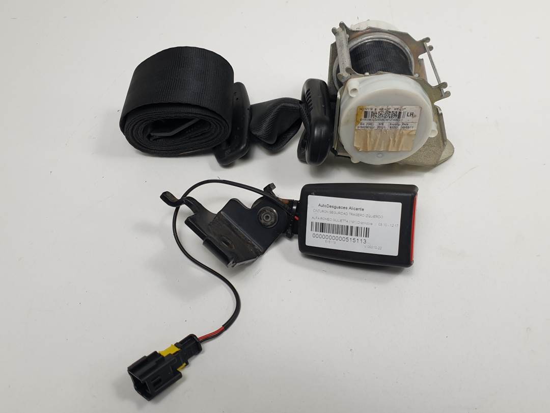CINTURON SEGURIDAD TRASERO IZQUIERDO - 01560967630 - ALFA ROMEO - GIULIETTA (191)