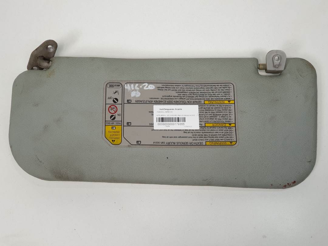 PARASOL DERECHO - MITSUBISHI - L 200 (KA0/KB0)