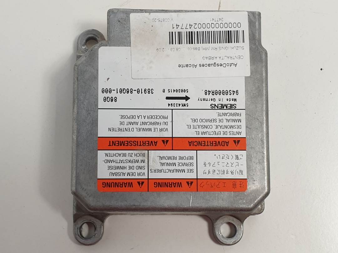 CENTRALITA AIRBAG - 5WK43394 - SUZUKI - IGNIS RM (MH)