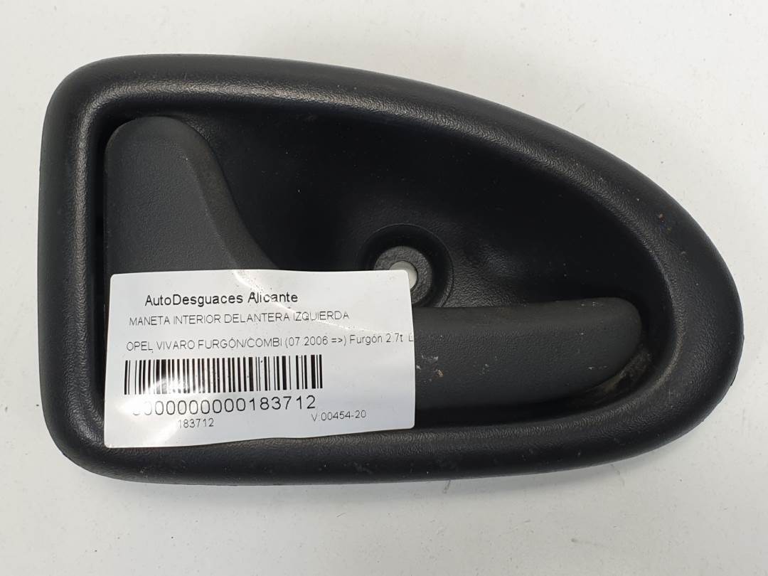 MANETA INTERIOR DELANTERA IZQUIERDA - 820028994 - OPEL - VIVARO FURGÓN/COMBI (07.2006 =>)