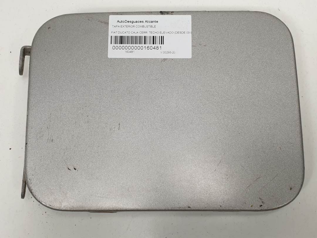 TAPA EXTERIOR COMBUSTIBLE - FIAT - DUCATO CAJA CERR. TECHO ELEVADO (DESDE 03.94)